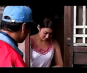 Japanese lucky postman gets orgasm with strange woman 10 min